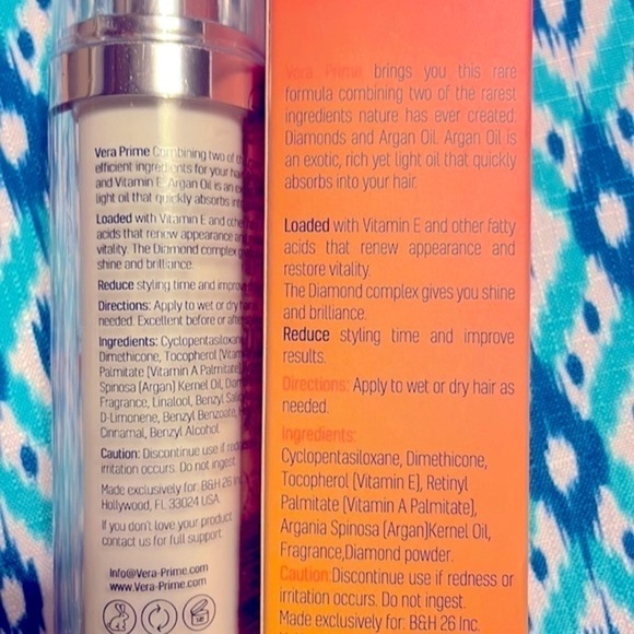 Brand New Hair Strengthening Serum Heat Protectant Argan Oil Vitamin E - Picture 3 of 12